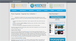 Desktop Screenshot of musicnizer.com